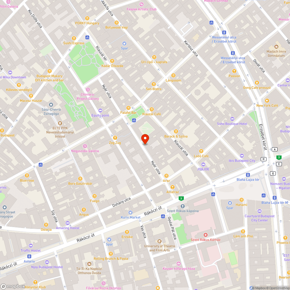 Elhagyott kerékpár bejelentés helye