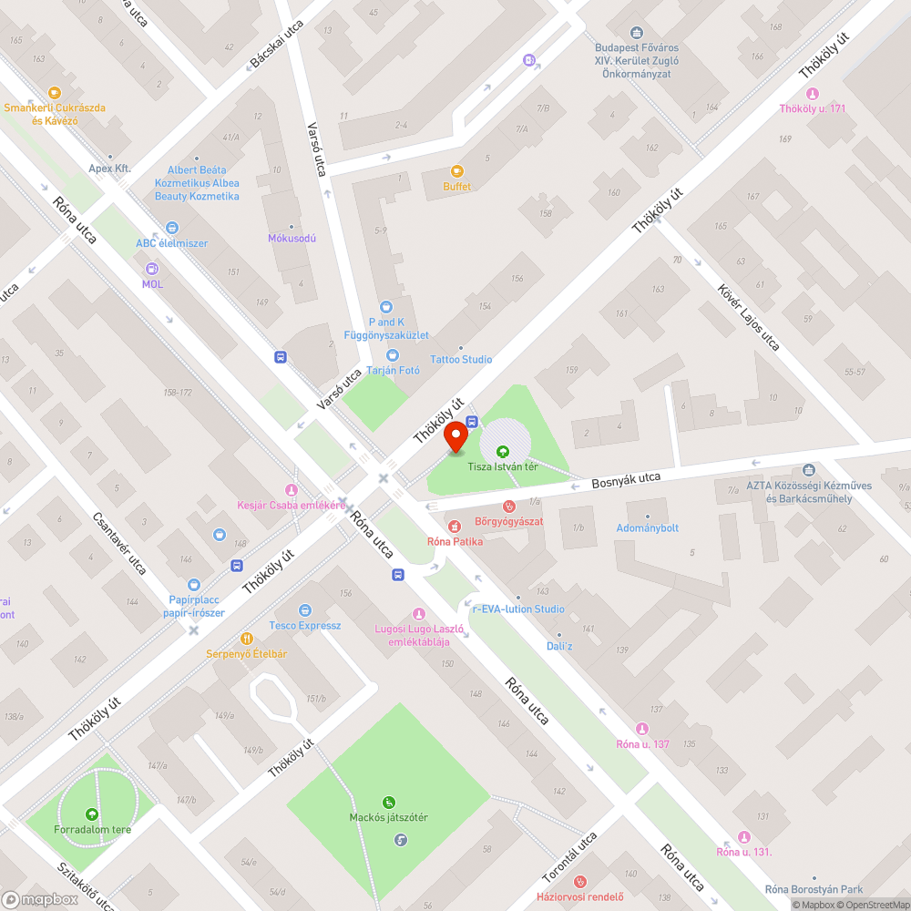 Aknafedő felületéből kikopott aszfalt bejelentés helye