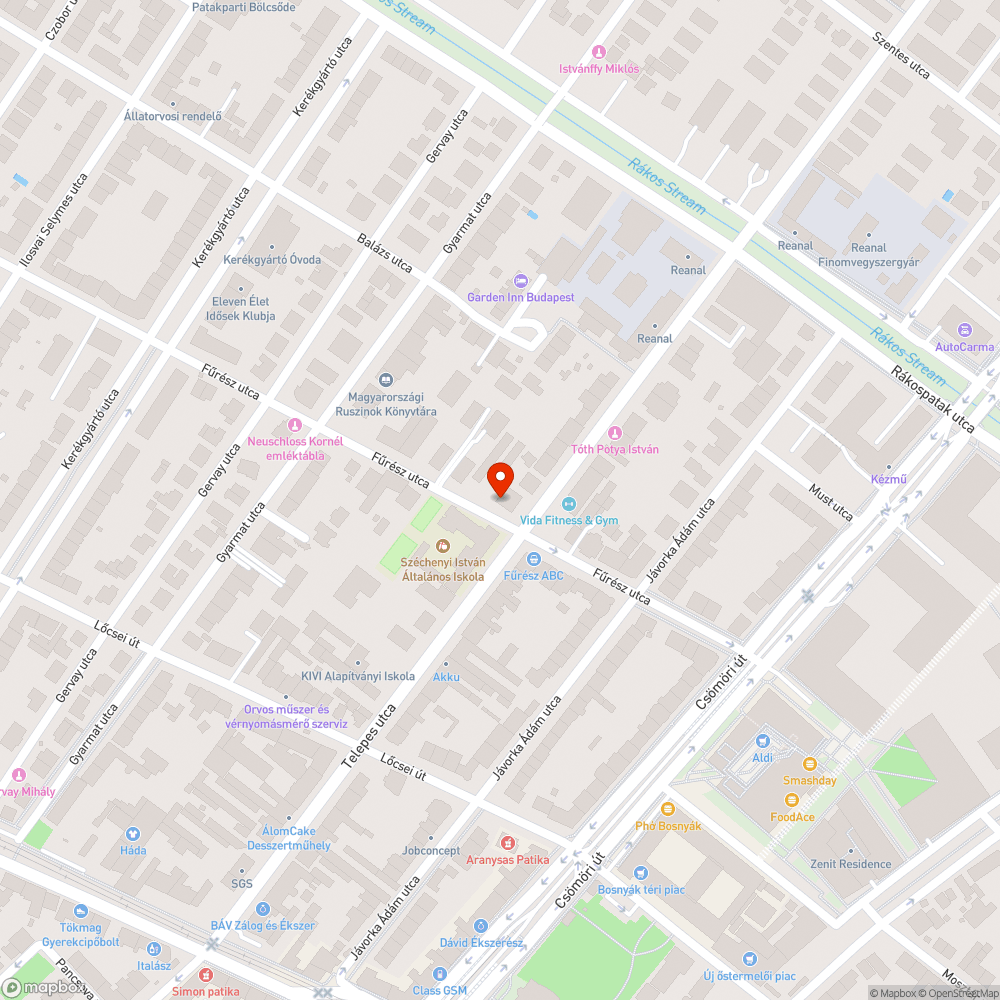 Záróvonal pótlás bejelentés helye