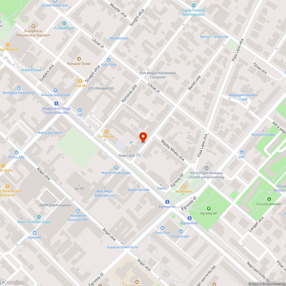 Megdőlt poller bejelentés helye