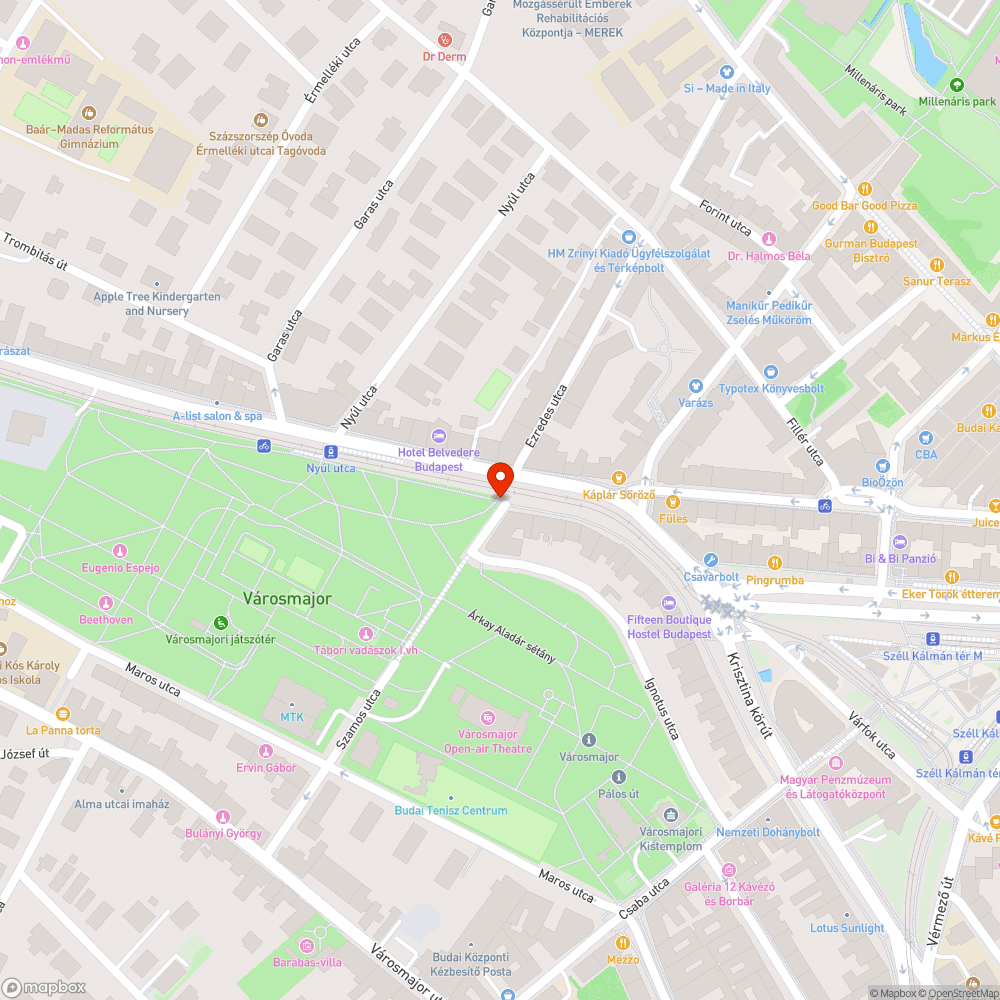 Belógó ágak bejelentés helye