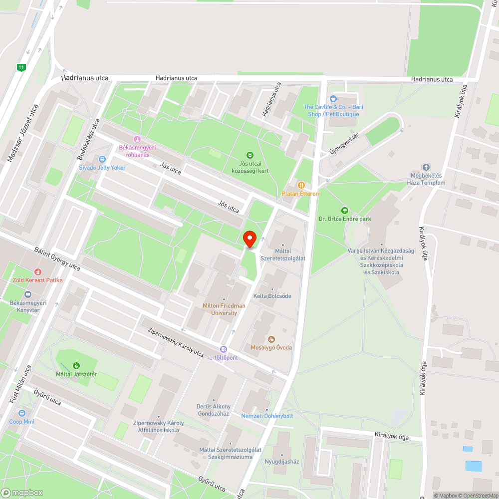 Eldugult víznyelő bejelentés helye