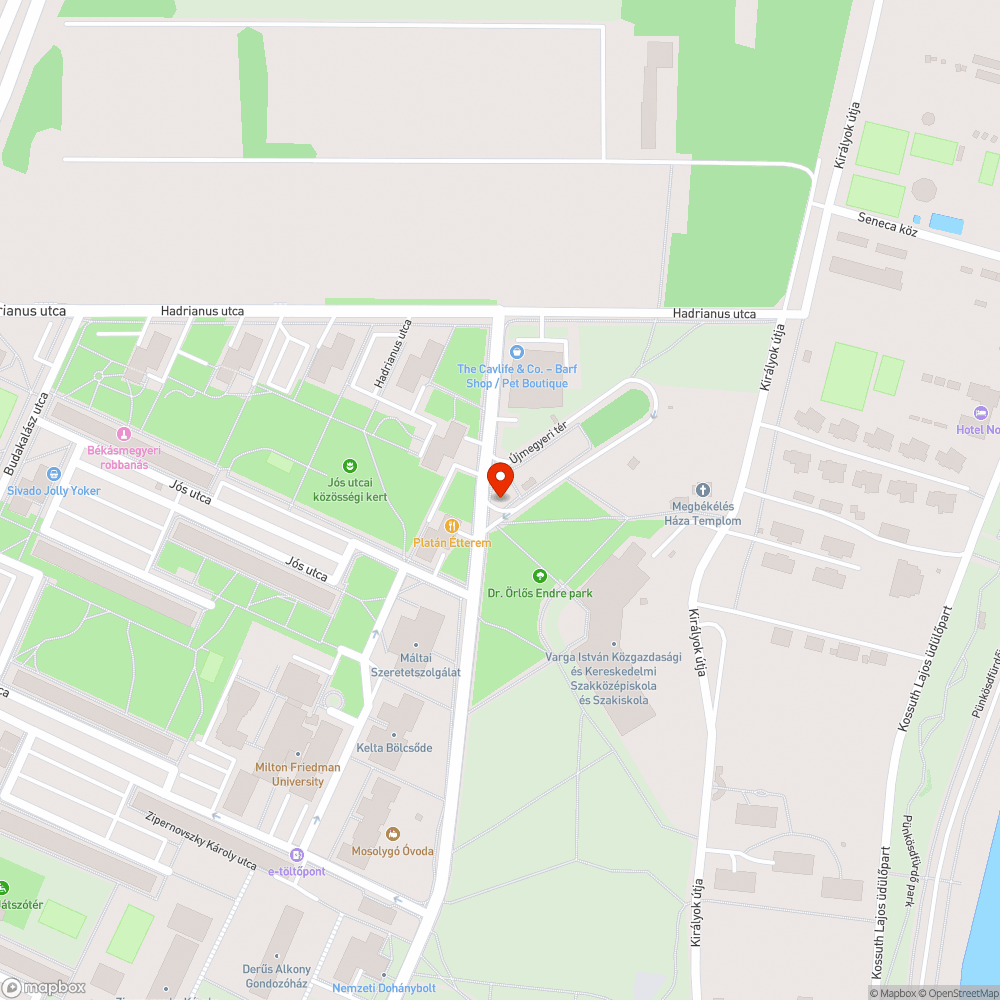 Szemét bejelentés helye