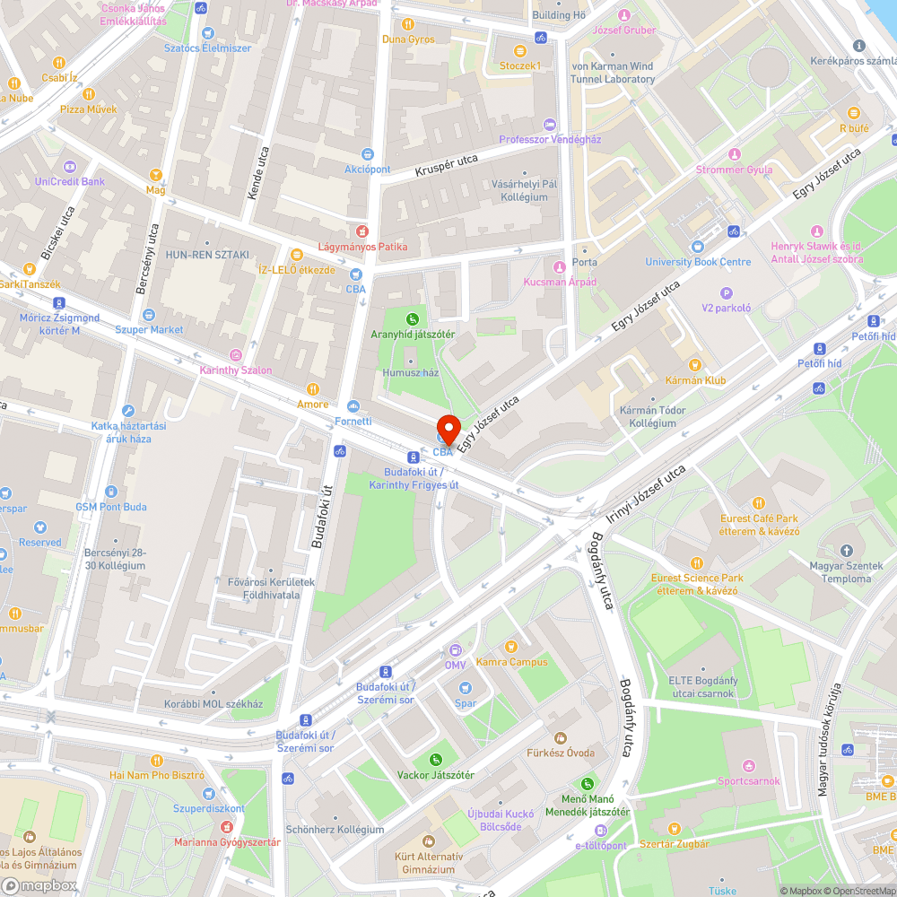 Kiszáradt fa bejelentés helye