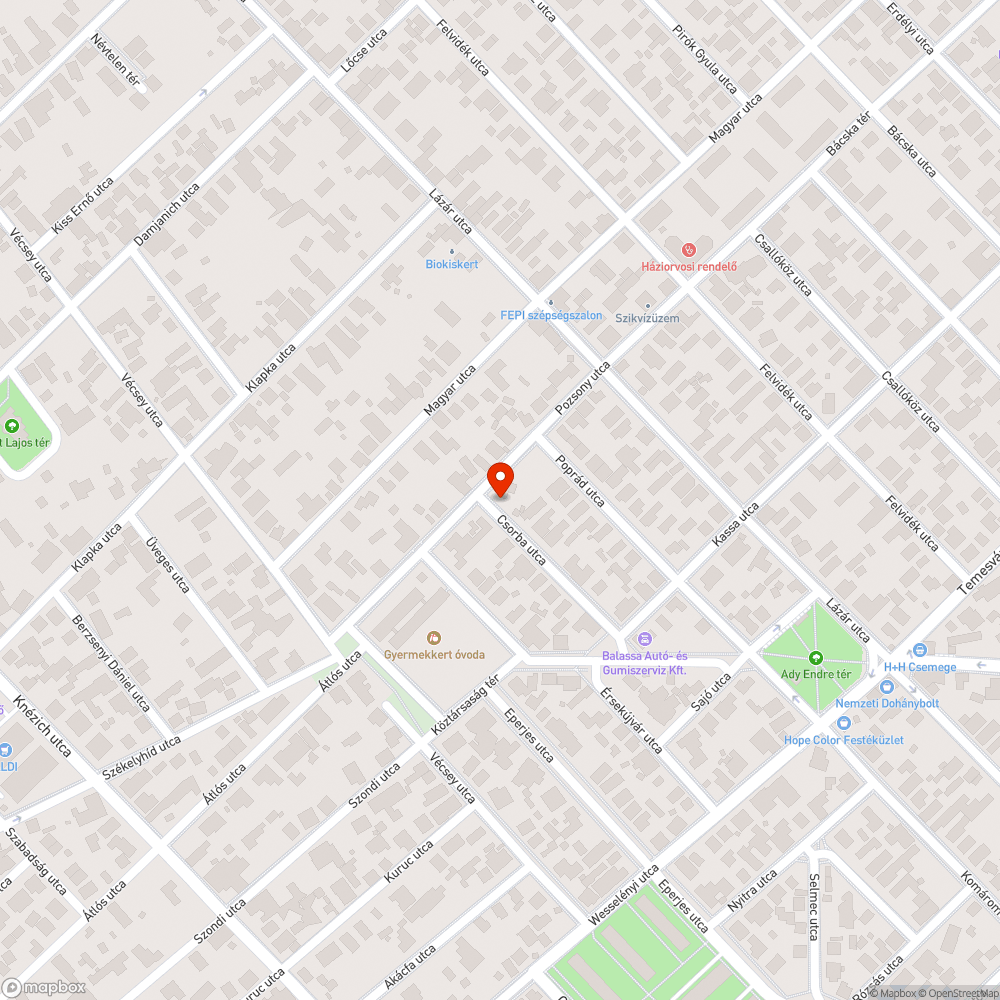 Megbarnult tábla bejelentés helye