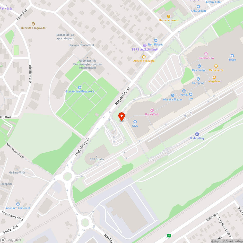 Normális kerékpártárolók hiánya - Campona bejelentés helye