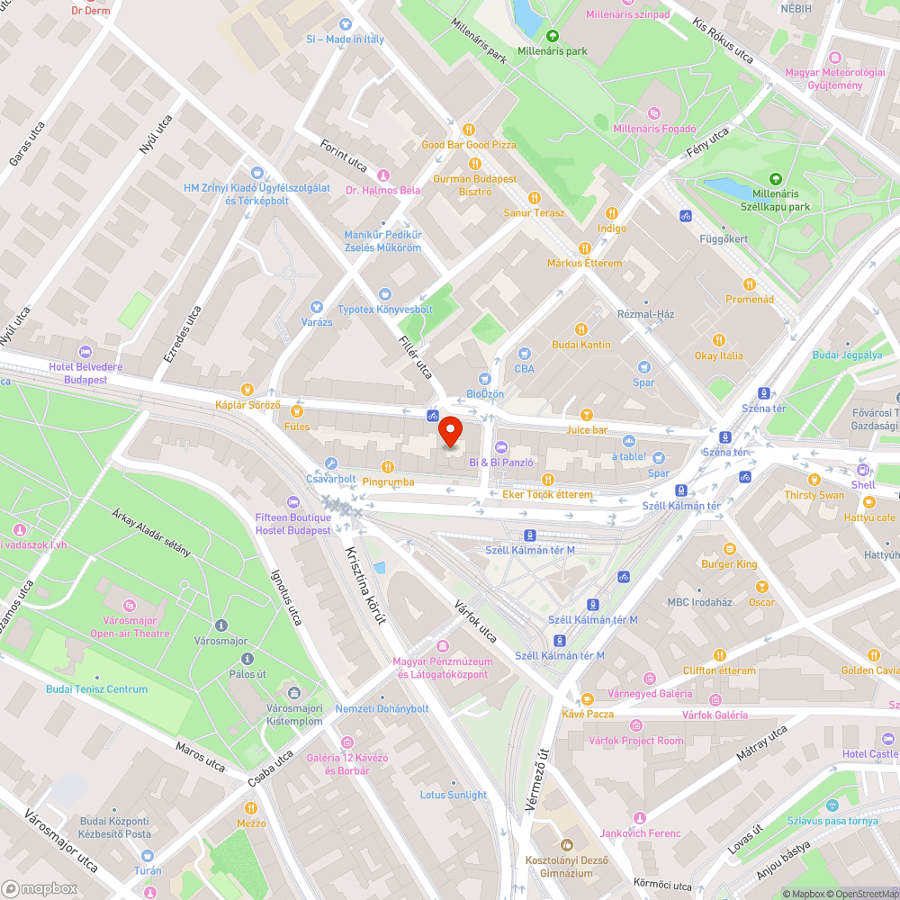 Elpusztult fák a Széll Kálmán téren bejelentés helye