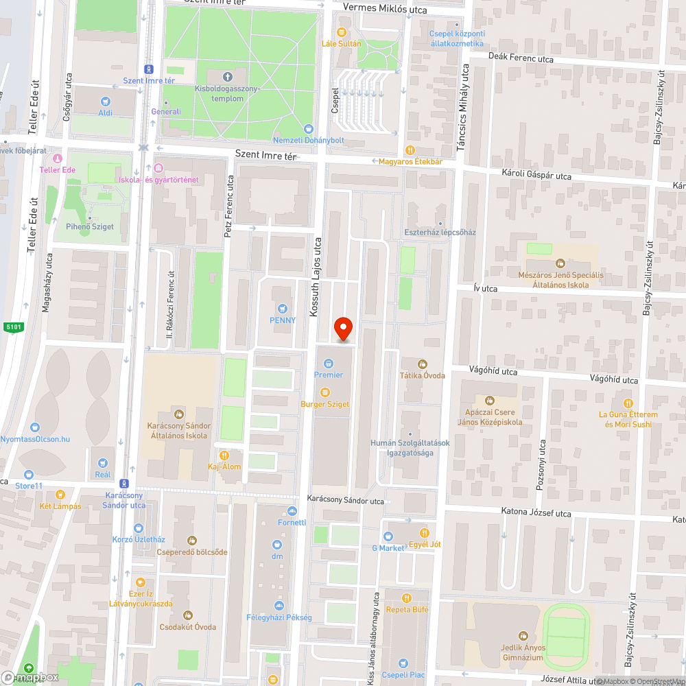 Eldugult vízelvezető bejelentés helye