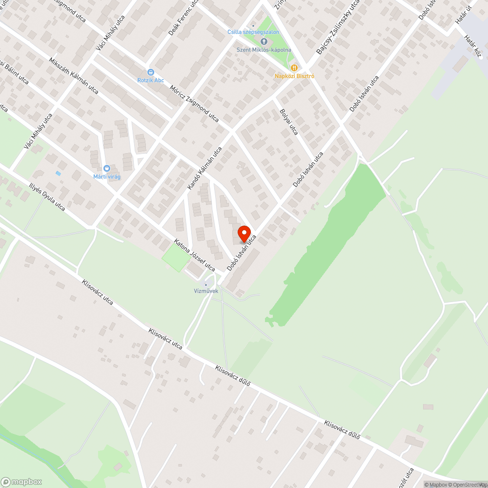 Kiégett lámpa bejelentés helye