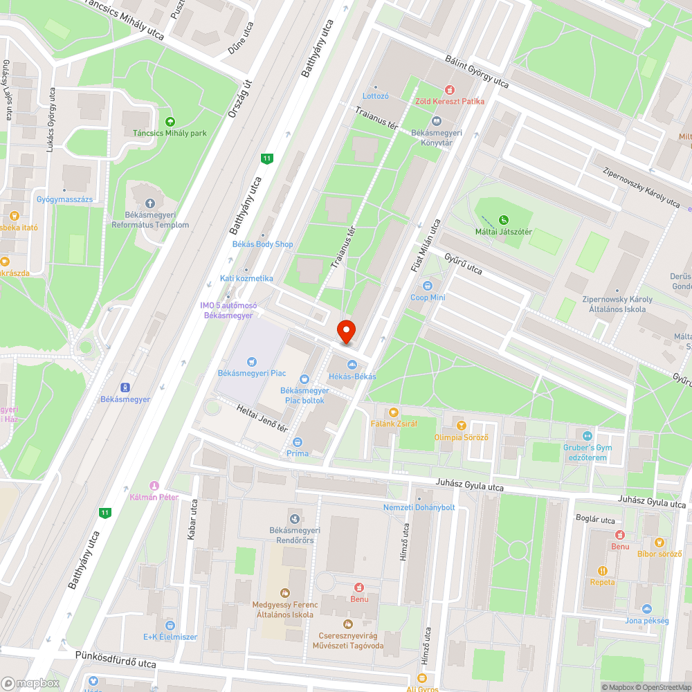 Elrohadt poller bejelentés helye