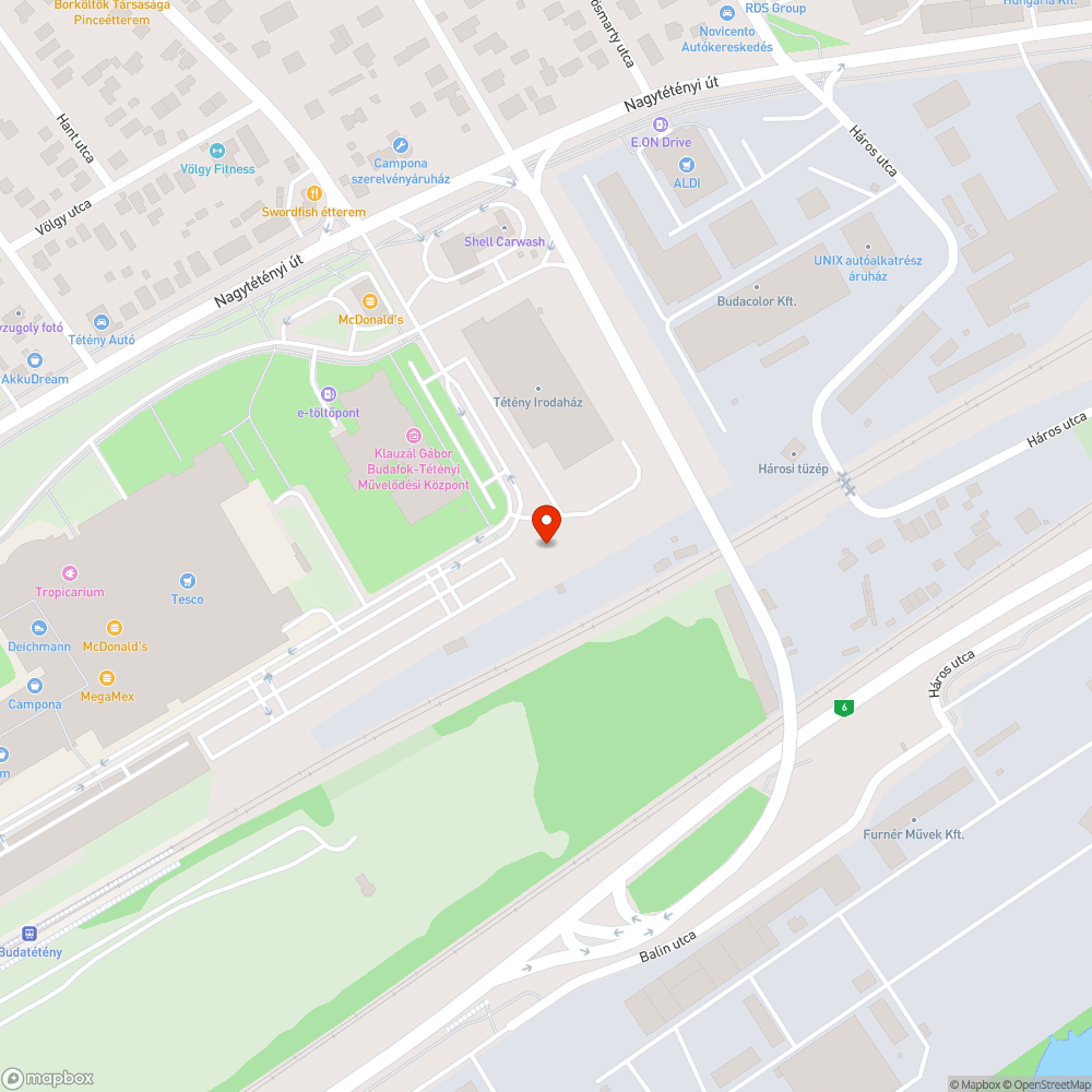 Három elhagyott jármű bejelentés helye