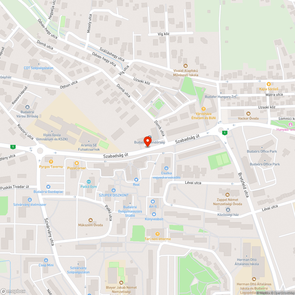 Beszakadt az aszfalt egy csatornafedél körül bejelentés helye