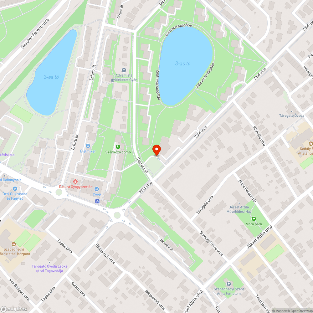 Nagy kátyú bejelentés helye