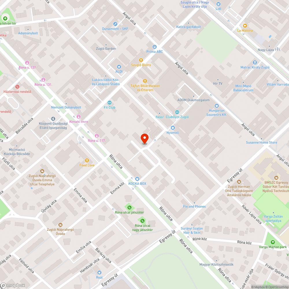 Szegély menti gyom és por bejelentés helye