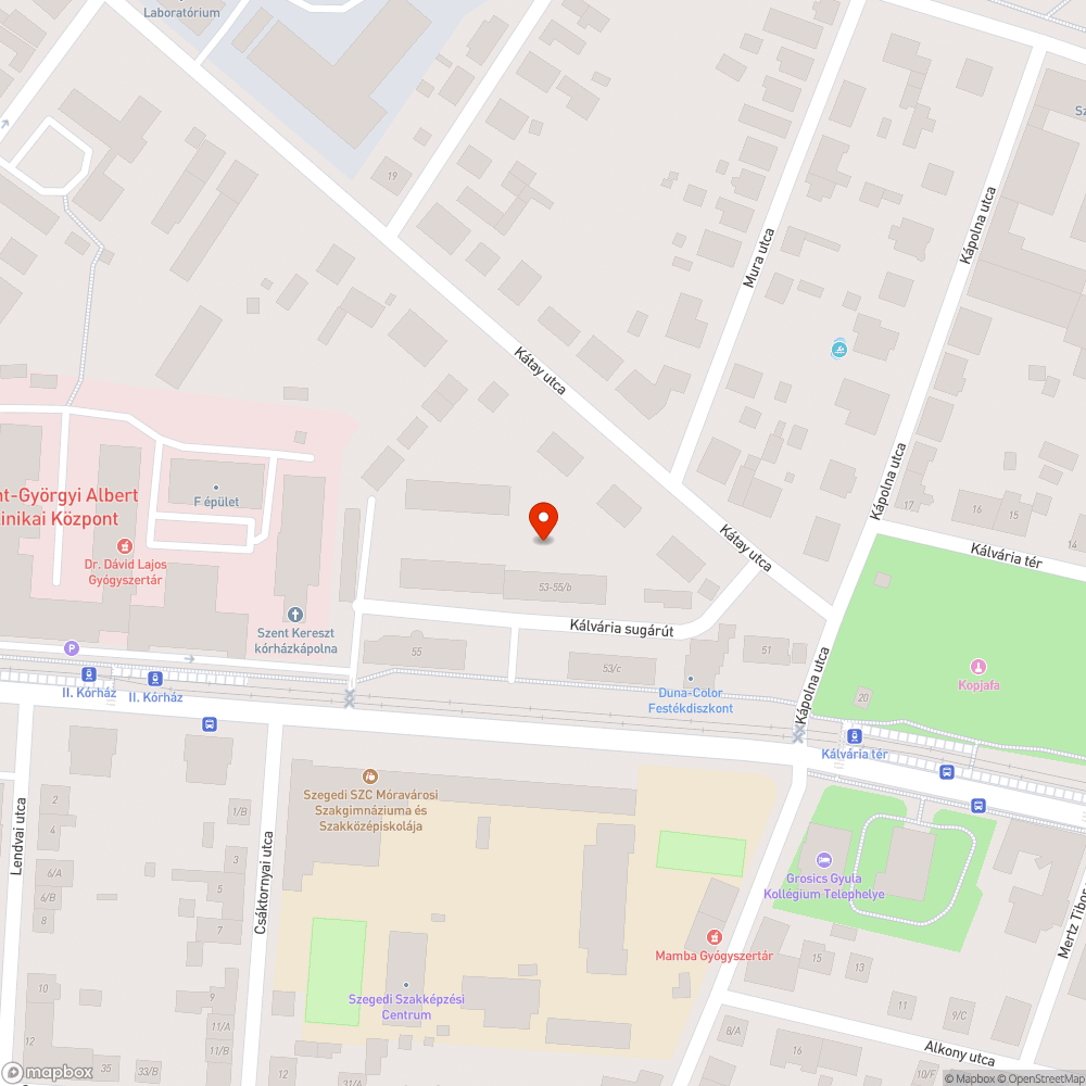 Parkosított közterületen való parkolás bejelentés helye