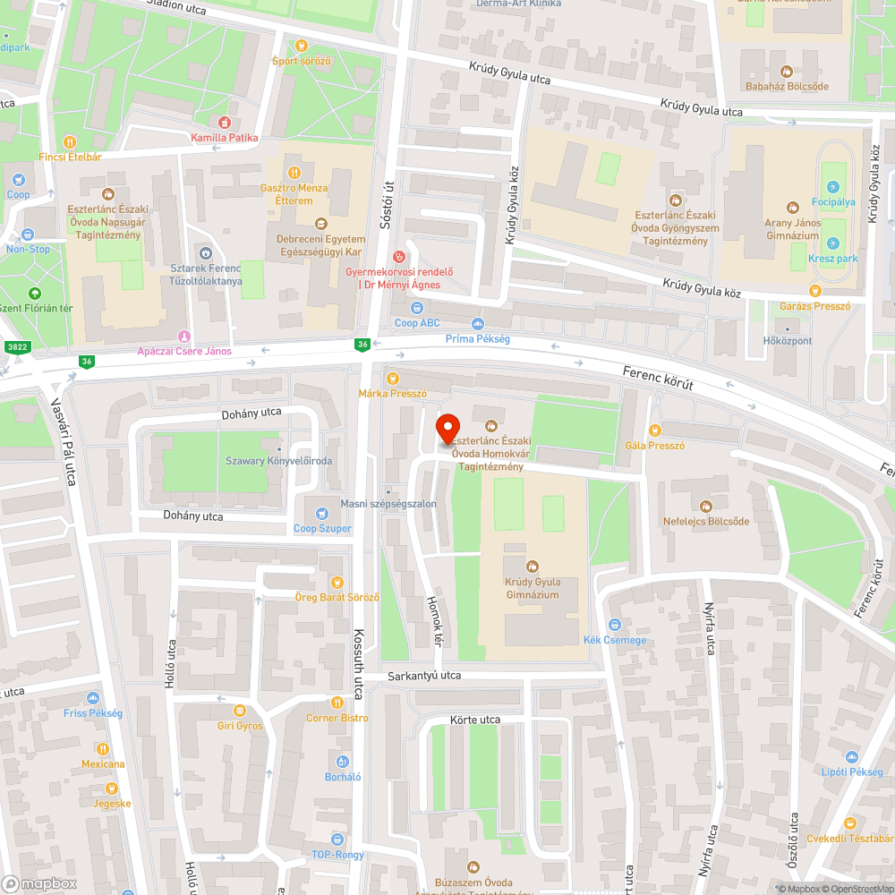 Szemetes parkoló bejelentés helye