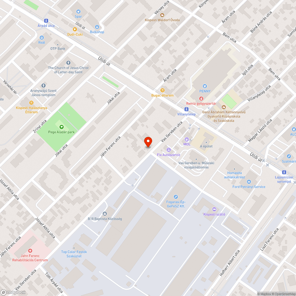 Betonlapok járda részen bejelentés helye