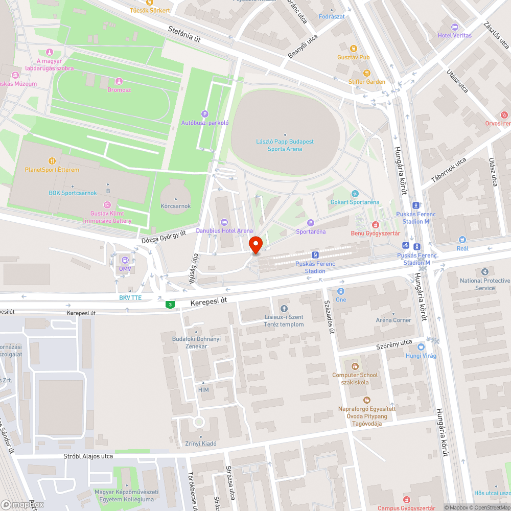 Elhanyagolt szemetes zöldterületek bejelentés helye