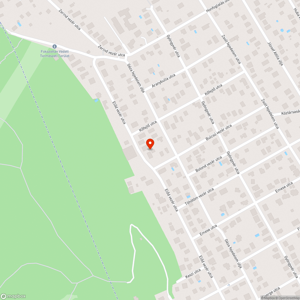 Elhagyott rendszám nélküli furgonok az Előd vezér utcában bejelentés helye