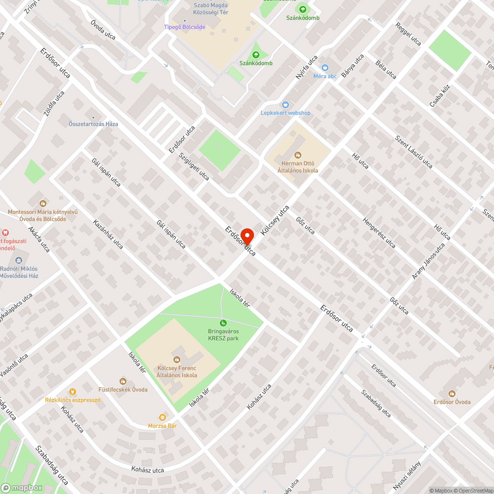 Bozótos kezdi benőni a jelzőlámpát bejelentés helye