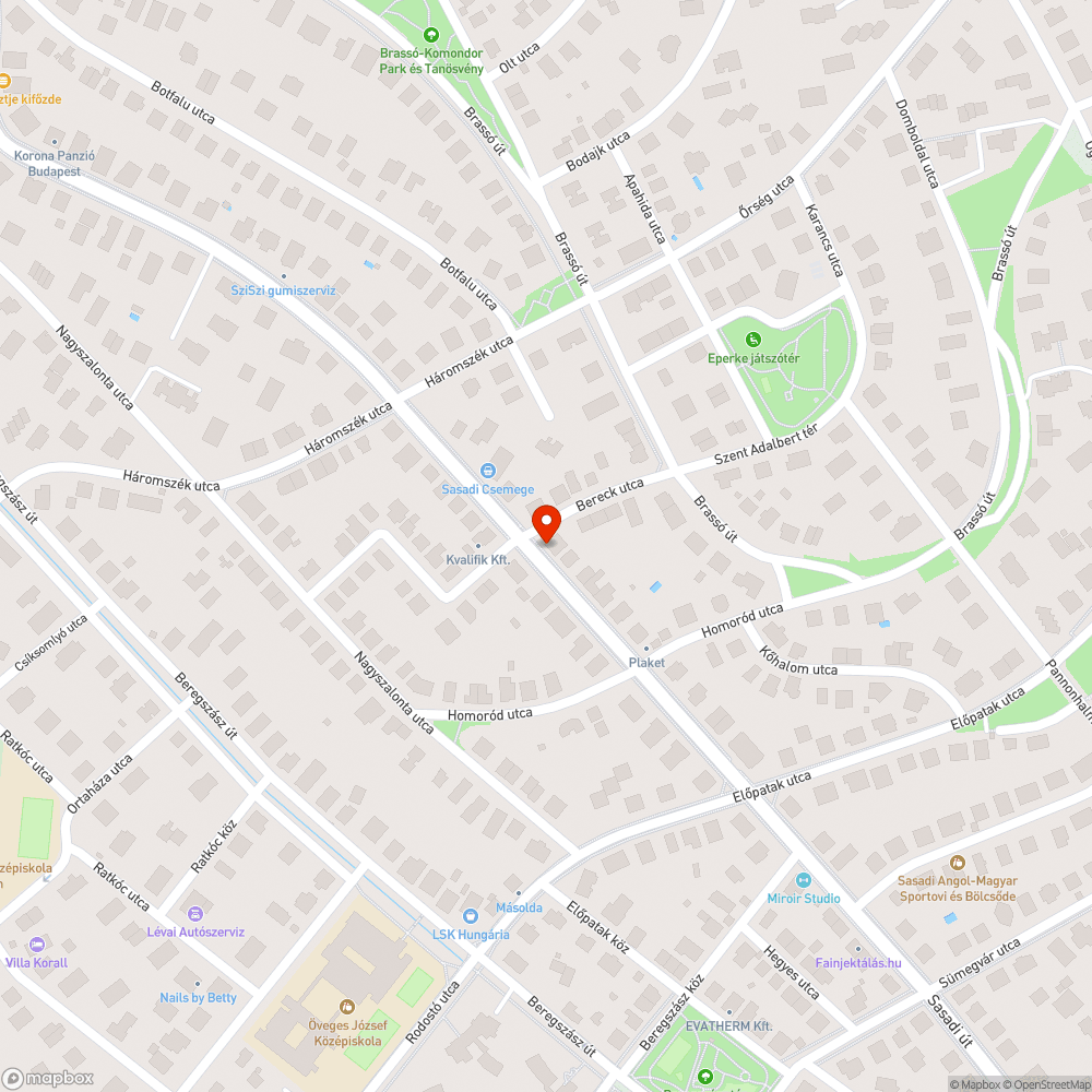 Megsüllyedt fedlap bejelentés helye