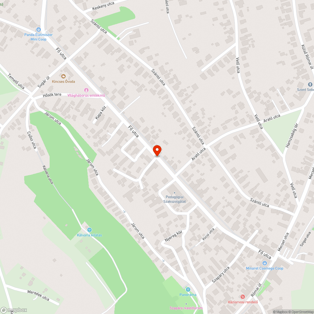 Belógó ágak, gaz, csalán bejelentés helye