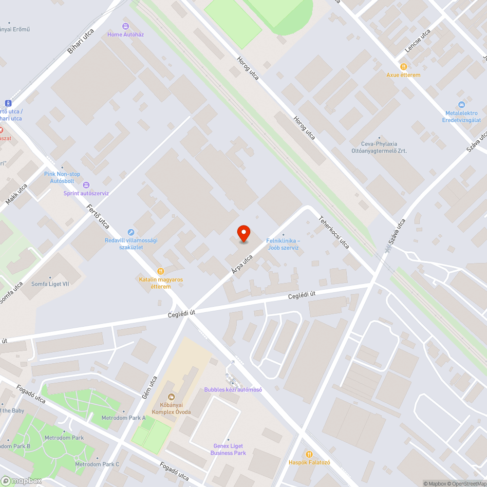 Bontódó Audi bejelentés helye