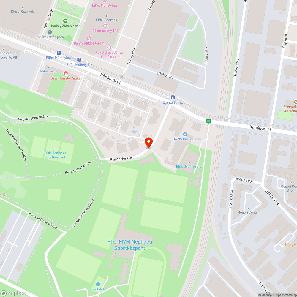 Tönkremenet járdajavítás bejelentés helye