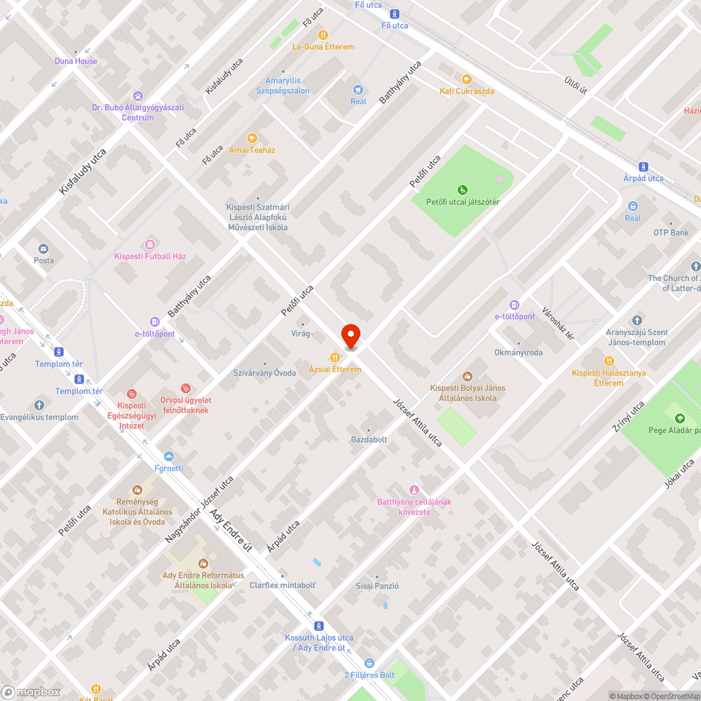 Ferde oszlop bejelentés helye