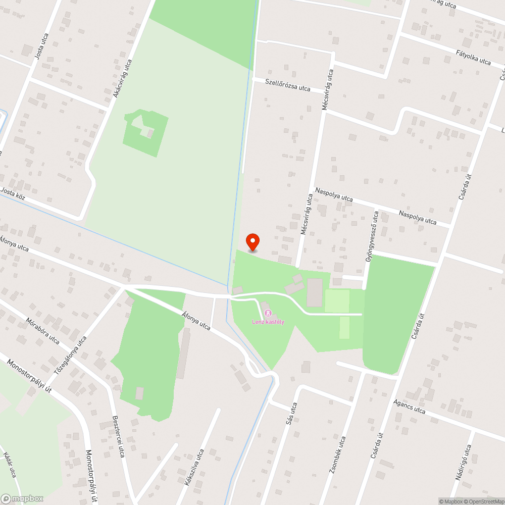 Biczó István kertben Relax center hátuljában szeméttelep bejelentés helye