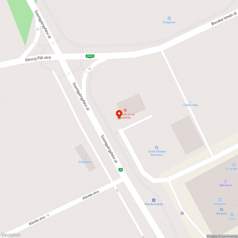 Rozsdás kerékpártárolók bejelentés helye