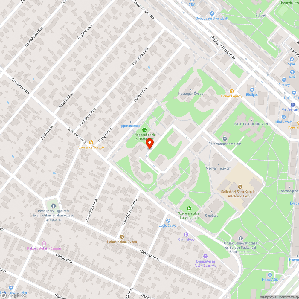 Komposztálódó zöldhulladék bejelentés helye