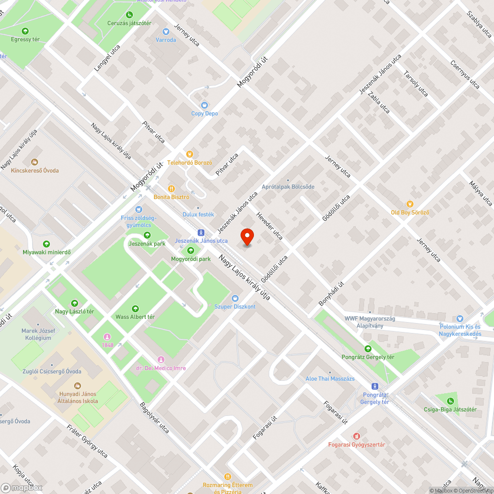 Közterületen elhagyott autóroncs bejelentés helye