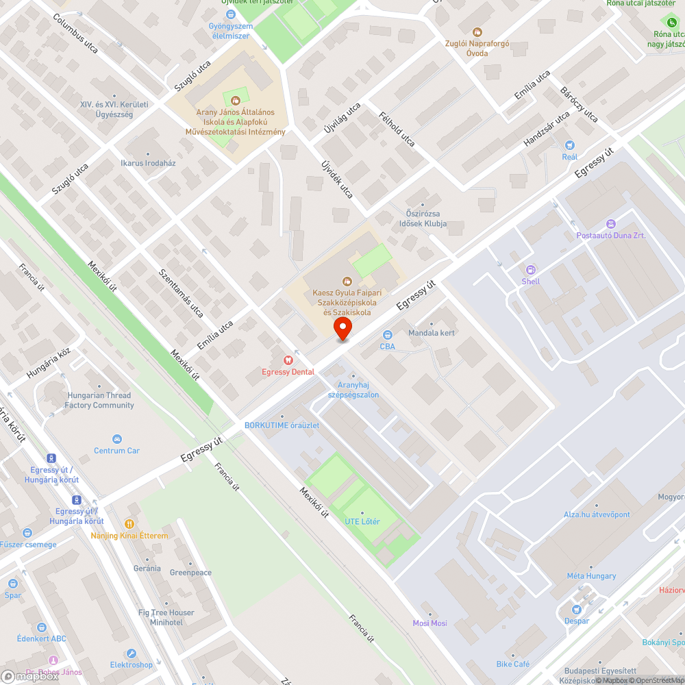 Eltört, eldőlt beton virágtartó bejelentés helye