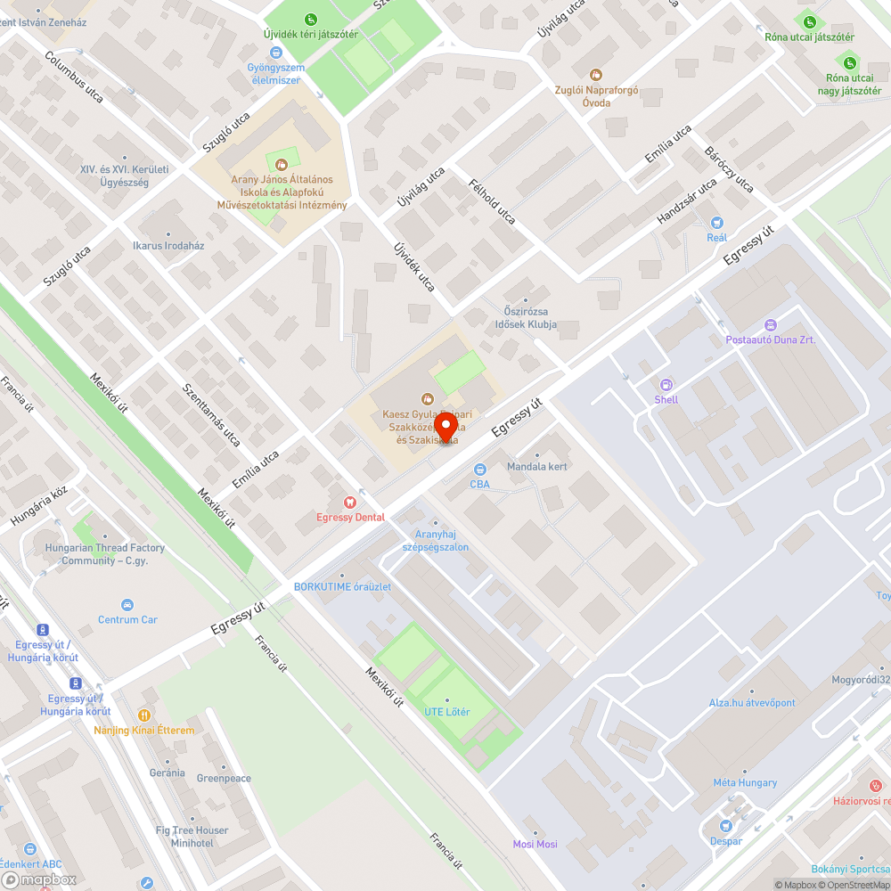 Elhagyott, elszáradt zöld szemét bejelentés helye