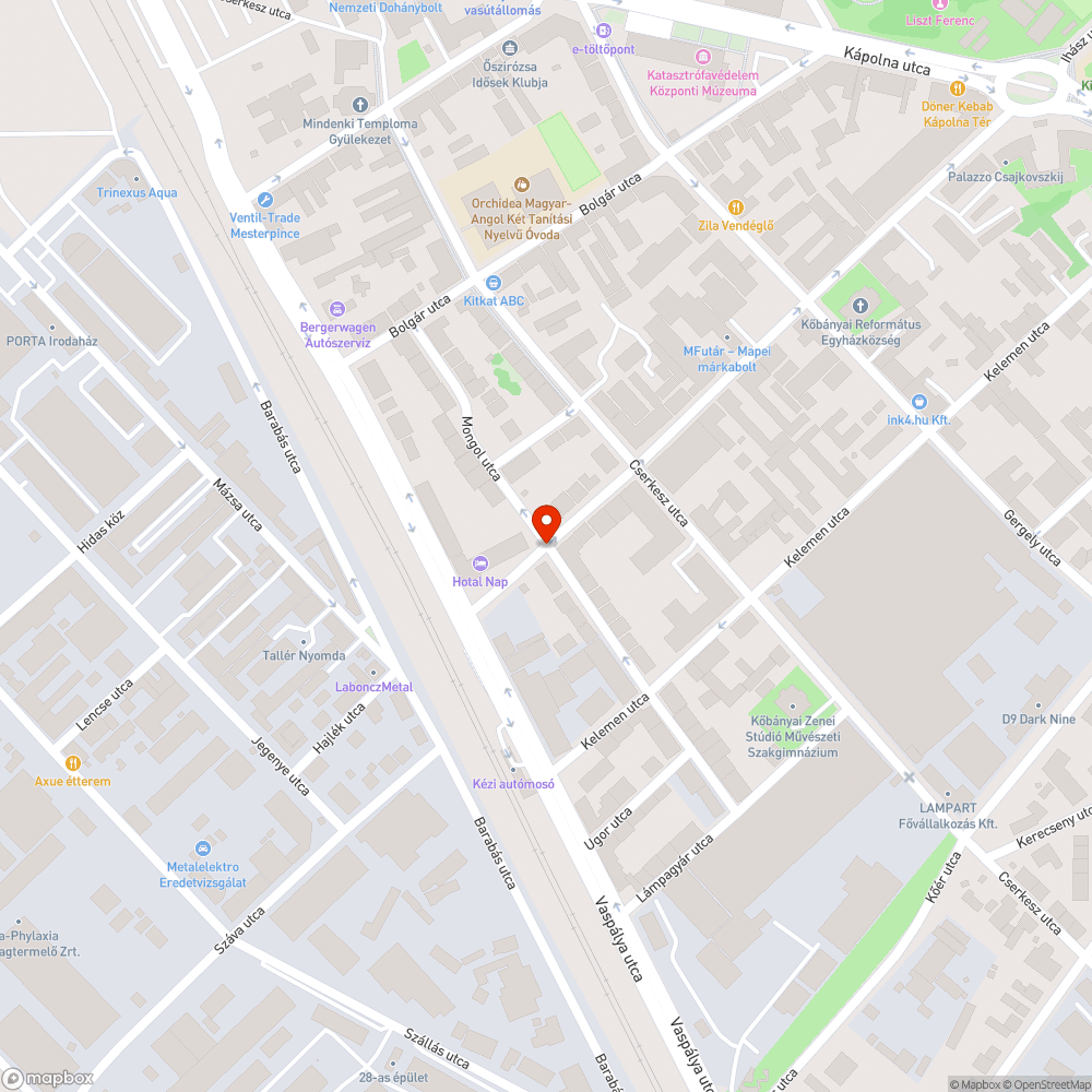 Sérült járda bejelentés helye