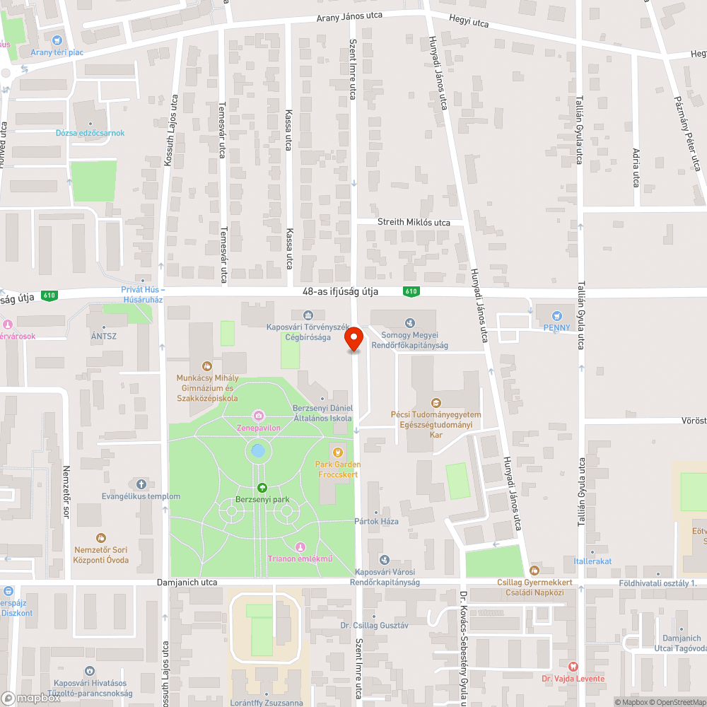 Megdőlt bejelentés helye