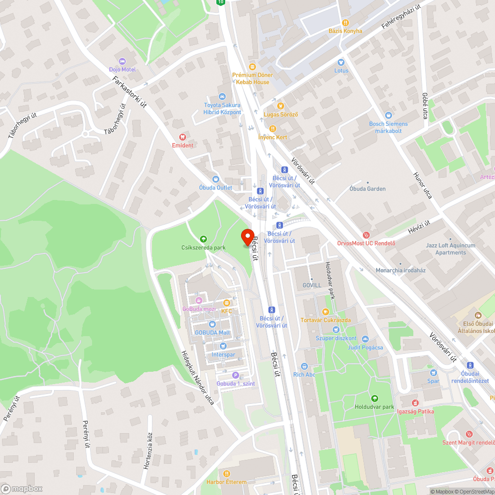 Szétroncsolódott közműdoboz bejelentés helye