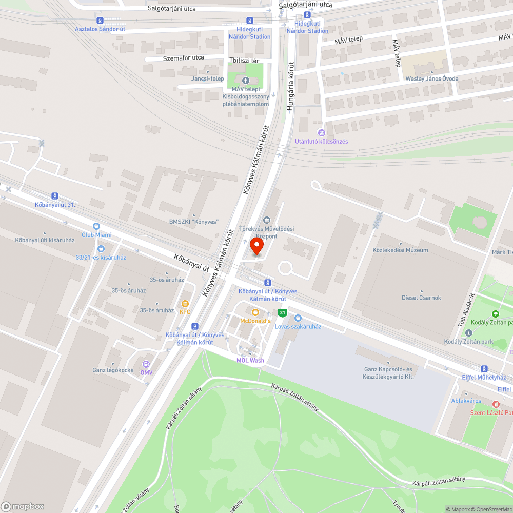 Egy nagyon igénytelen MÁV épület bejelentés helye