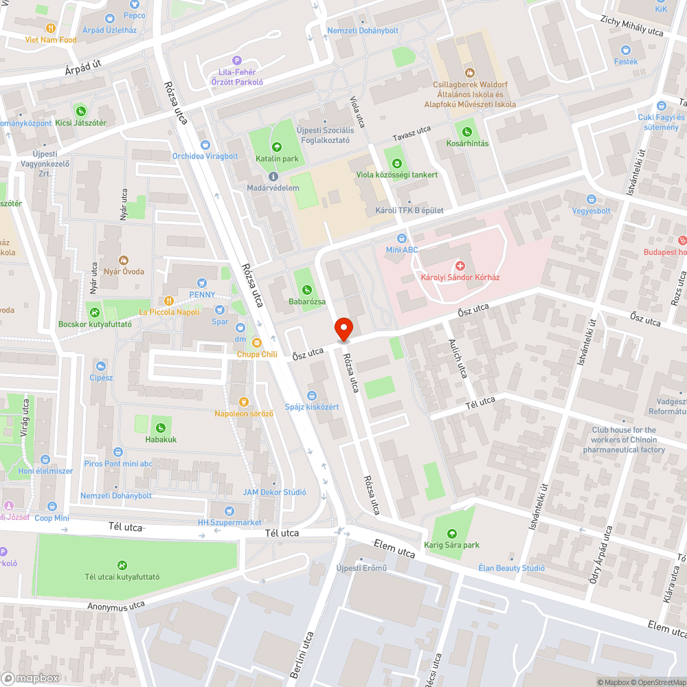 Gyalogosforgalom szempontjából kaotikus bejelentés helye