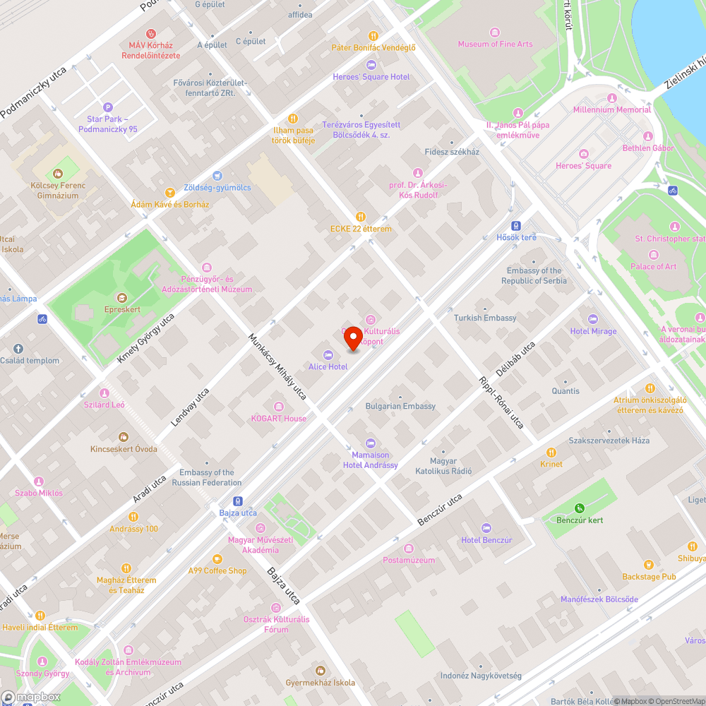 Balesetveszélyes járda bejelentés helye