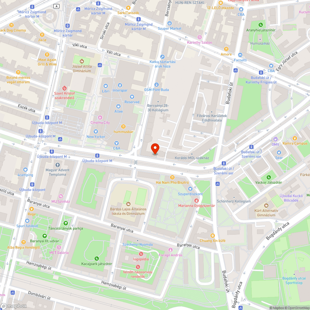 Elhanyagolt zöldterület bejelentés helye