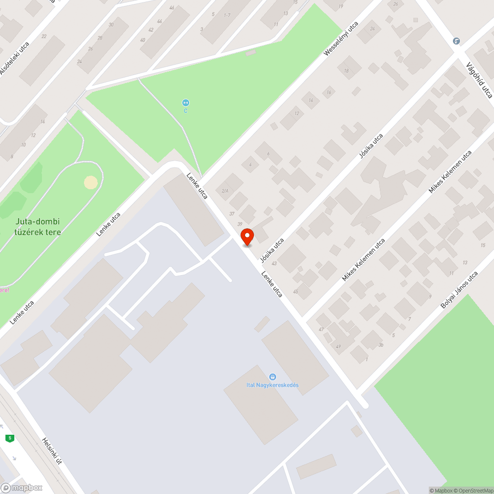 Lenke utca szemét bejelentés helye