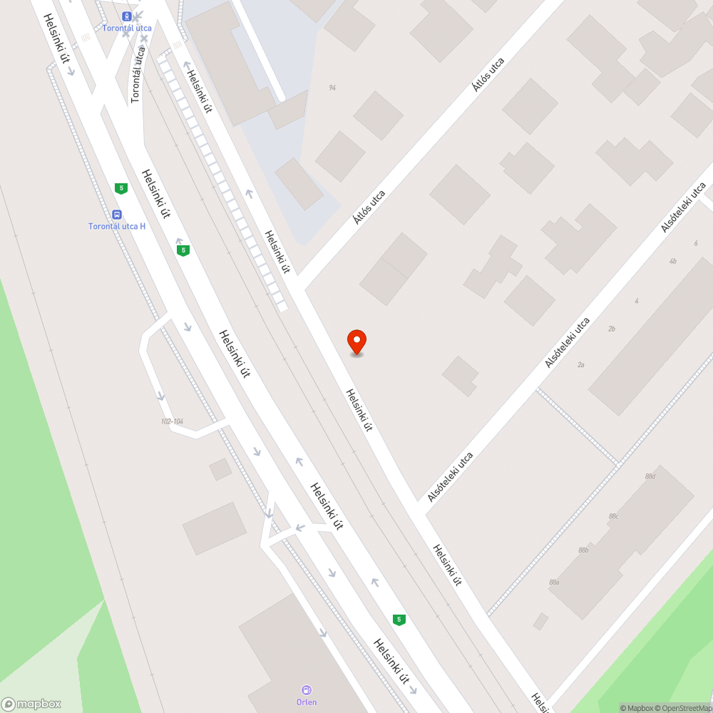 Helsinki szervizút szemét bejelentés helye