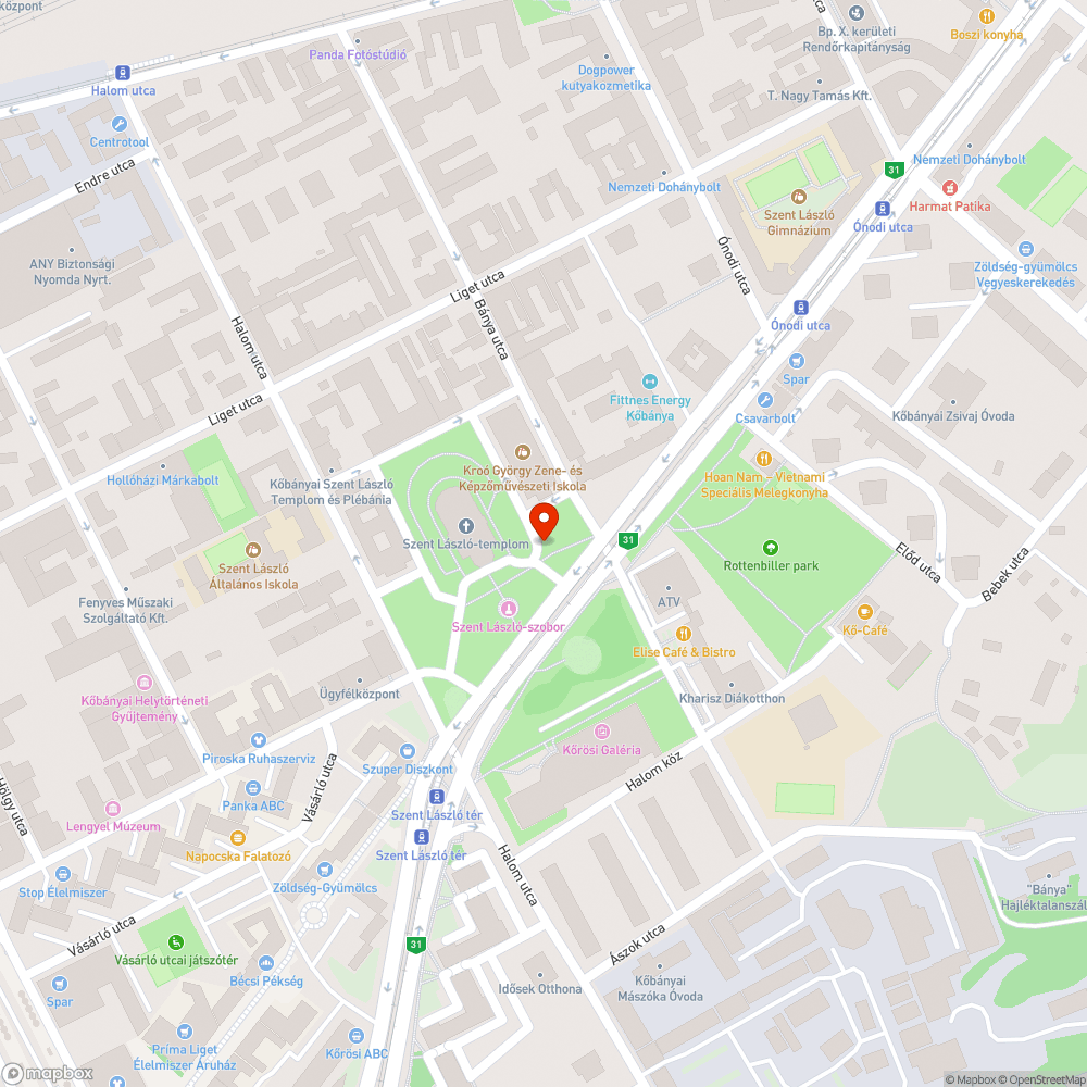 Üres fahely bejelentés helye