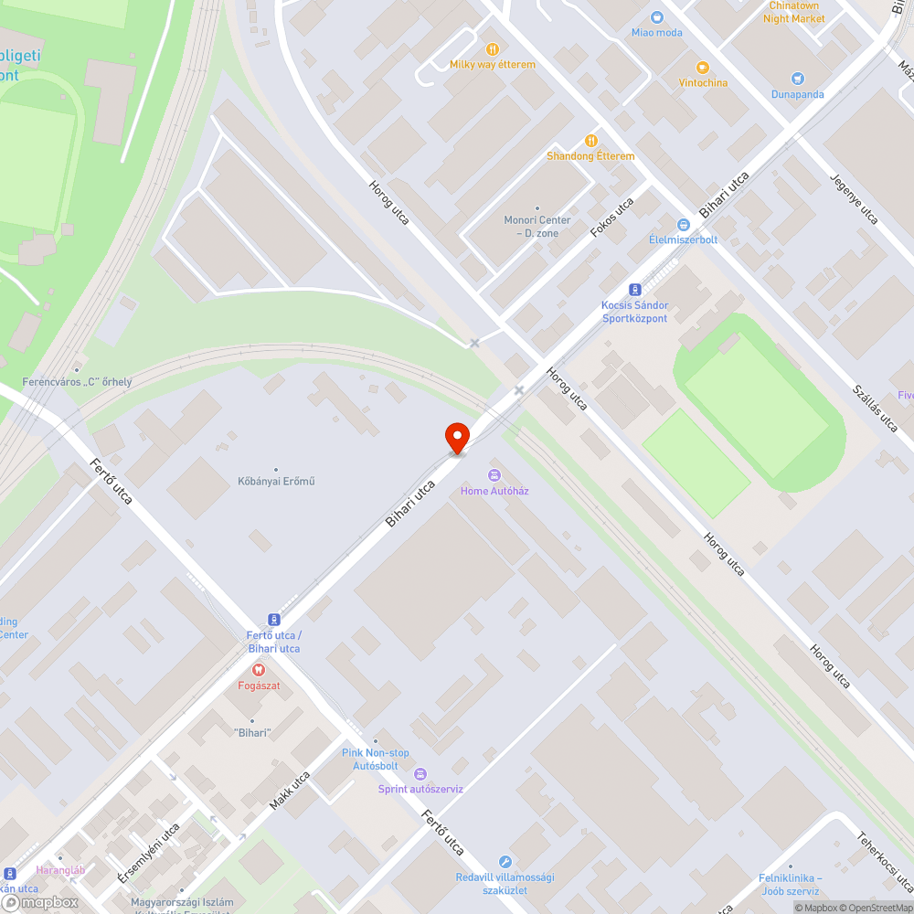 Kiszáradt fák bejelentés helye