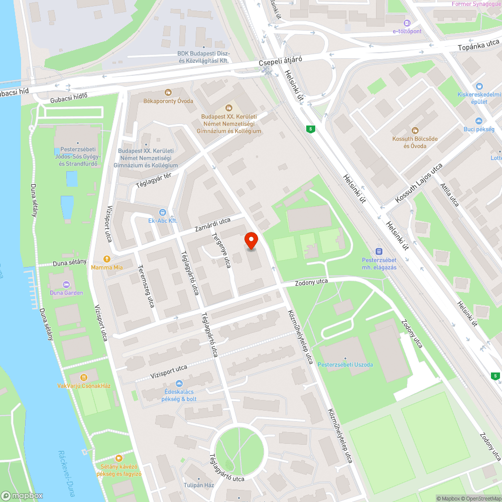 Megnőtt sövény bejelentés helye