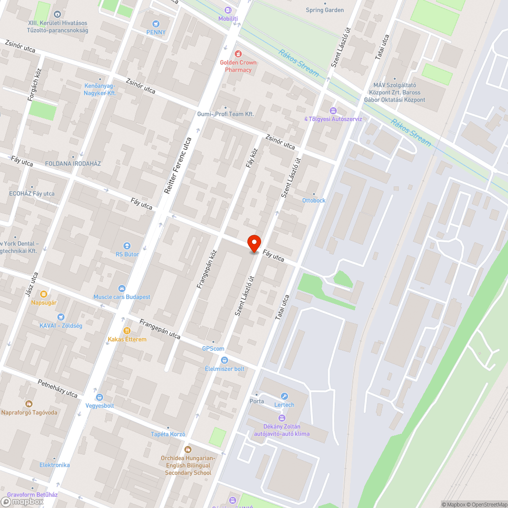 Beszakadó járda bejelentés helye