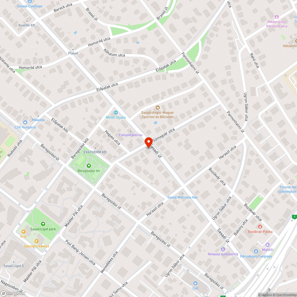 Letarolt közlekedési tábla járdaszigeten bejelentés helye