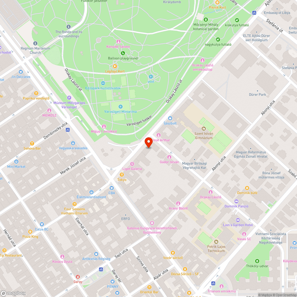 Átkelésjelző nem üzemel bejelentés helye